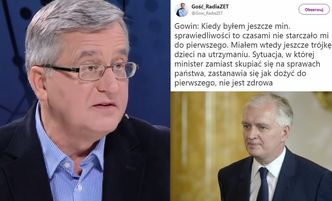 Komorowski też kpi z "NISKIEJ PENSJI" Gowina: "Wychowałem za nią pięcioro dzieci. Nigdy nie narzekałem!"