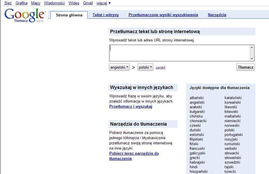 Google tłumaczy już w ponad 40 językach