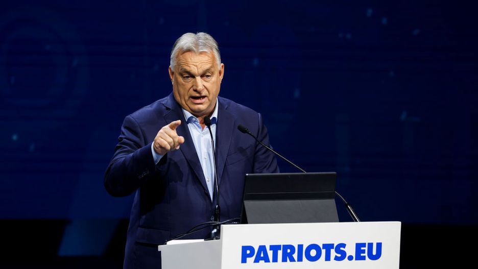 'Make Europe Great Again' Rally In Madrid
MADRID, SPAIN - FEBRUARY 08: Viktor Orban, Hungary's prime minister, speaks during a Patriots for Europe rally at Marriott Auditorium Hotel on February 08, 2025 in Madrid, Spain. The far-right Patriots for Europe party has MEPs from 13 member states and is the third-largest group sitting in the European Parliament. The "Make Europe Great Again" rally in Madrid is a tribute to United States President Donald Trump's campaign and rhetoric, which the Patriots party is now emulating across Europe. (Photo by Pablo Blazquez Dominguez/Getty Images)
Pablo Blazquez Dominguez