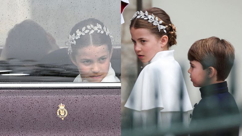 Eleganccy księżniczka Charlotte i książę Louis też biorą udział w koronacji Karola III. Tym razem obyło się bez dokazywania (ZDJĘCIA)