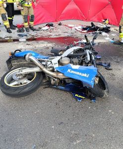 Tragiczny finał wypadku w Mętowie. Motocyklista zmarł w szpitalu