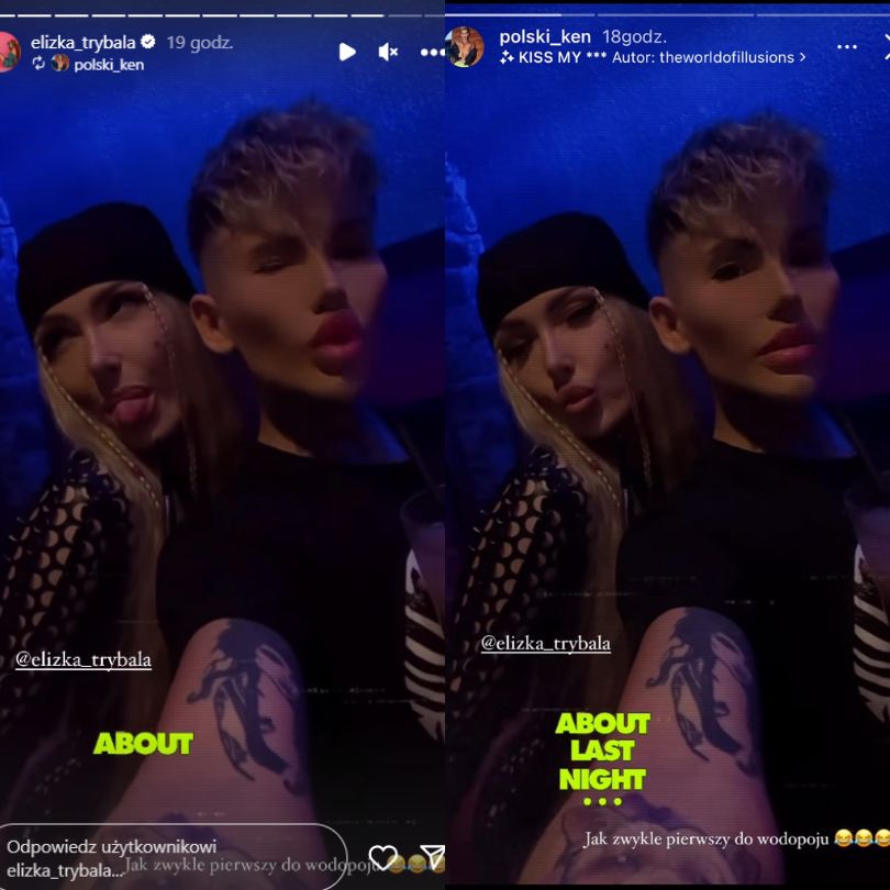 Eliza Trybała imprezuje z polskim "Żywym Kenem"

