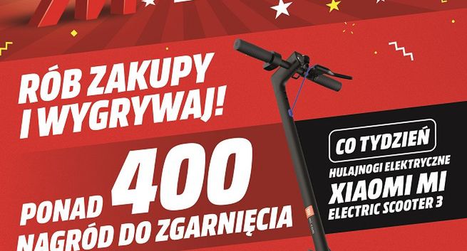 400 nagród w loterii MediaMarkt