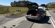 Stromiec: Groźny wypadek. Ranny motocyklista trafił do szpitala