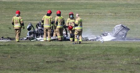 Katastrofa samolotu w Zielonej Górze. Pilot zginął na miejscu