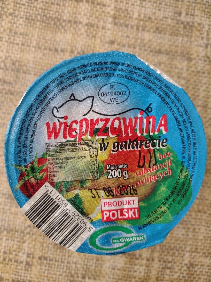 Wycofany produkt