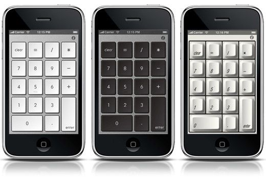 Klawiatura numeryczna z iPhone’a 1