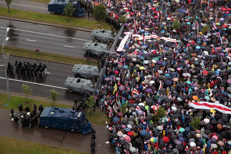 Białoruś. Wielki marsz w Mińsku. Zatrzymano 633 osoby