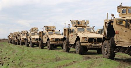 Oshkosh M-ATV zauważone w Ukrainie. To nagranie robi wrażenie