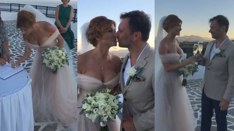 Agata Załęcka pokazała zrobiła livestreama z własnego ślubu