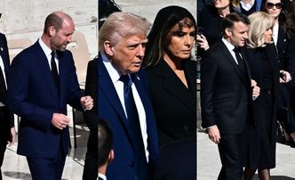 Światowi przywódcy przybyli do Rzymu na pogrzeb papieża Franciszka: Donald Trump z Melanią, książę William, Andrzej Duda z żoną