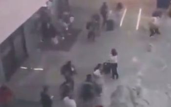 Panika na lotnisku. Wstrząsające obrazki z Meksyku