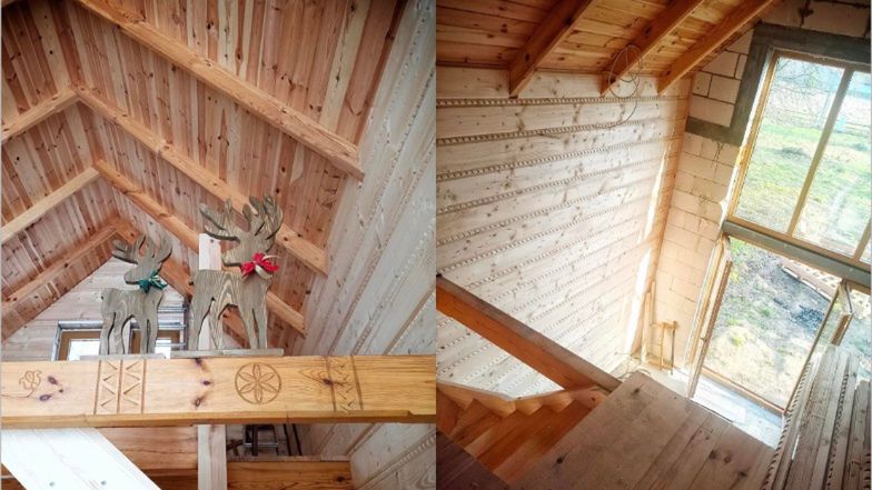 Katarzyna i Andrzej Gąsienicowie budują dom w sadzie