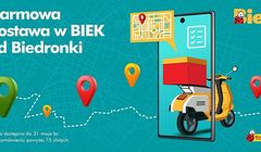 Ultraszybkie zakupy z Biedronki BIEK z darmową dostawą