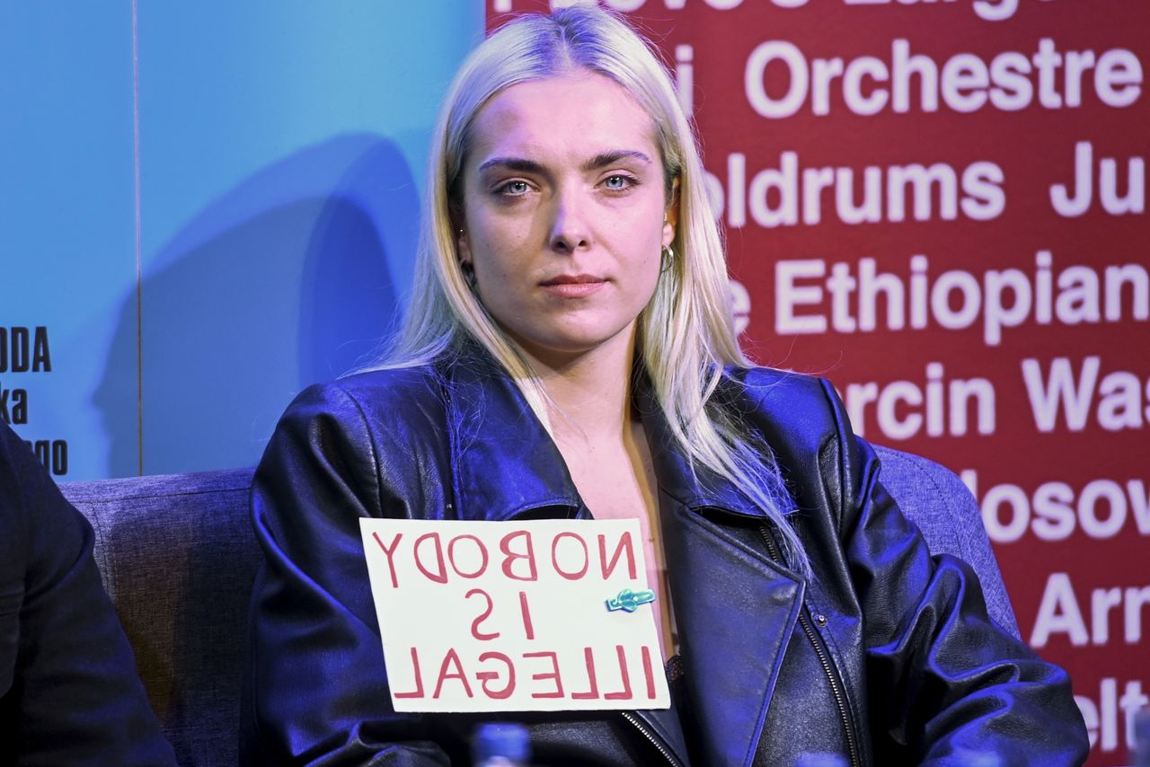 Magdalena Koleśnik na konferencji 