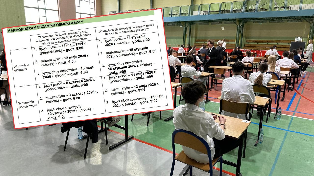 Kiedy będzie egzamin ósmoklasisty 2026? CKE opublikowała hamonogram