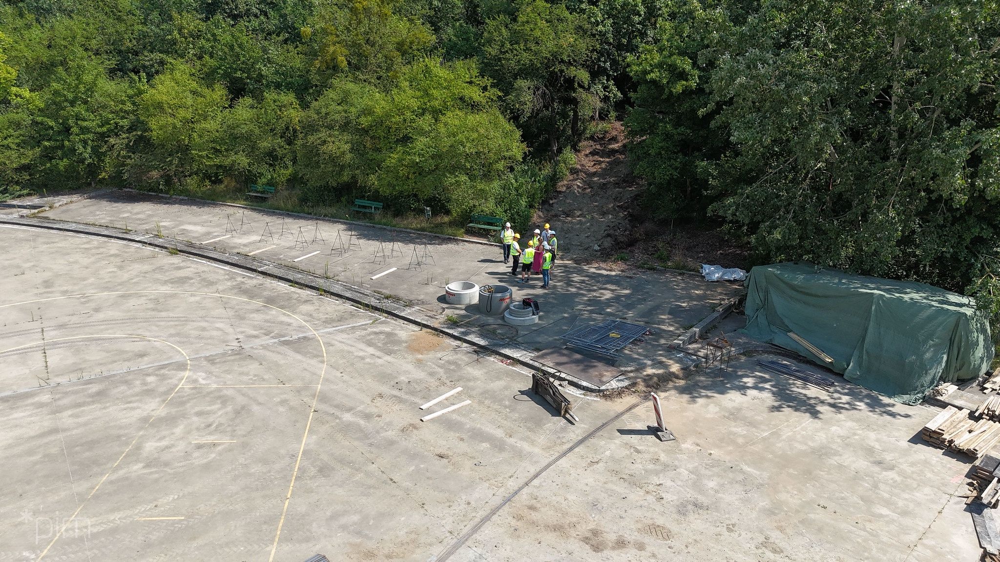 Miejsce, w którym powstanie nowy skatepark fot. PIM