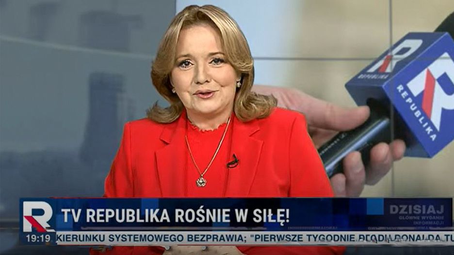 Radość Danuty Holeckiej z wyników oglądalności