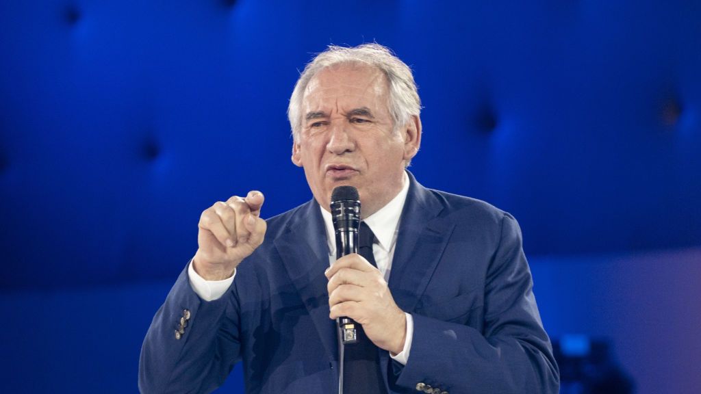 Besoin d'Europe European Election Campaign
Francois Bayrou, president of the Democratic Movement (MoDem) party, during the Besoin d'Europe European election campaign rally in Aubervilliers, France, on Saturday, June 1, 2024. Power politics and trade tensions are high on the agenda ahead of next week's European elections where the far right is set to do well, especially in France. Photographer: Nathan Laine/Bloomberg via Getty Images
Bloomberg
emea, campaigning, e.u., eu, ballots, european, votes, elections, voter, french, euro members, vote, campaigns, ballot, voters