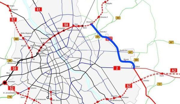 Trasa Wschodniej Obwodnicy Warszawy prowadzić będzie przez Sulejówek