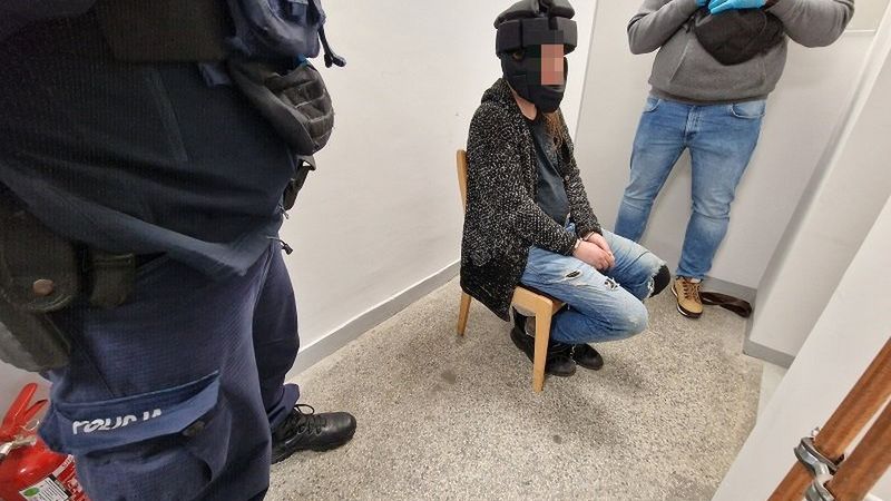 Maksymilian F. zatrzymany przez policję
