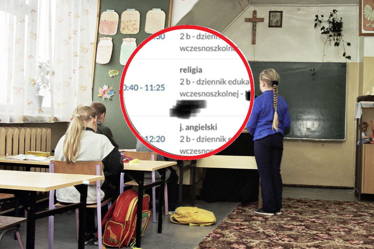 Religia często są w środku planu lekcji - fotografia ilustracyjna