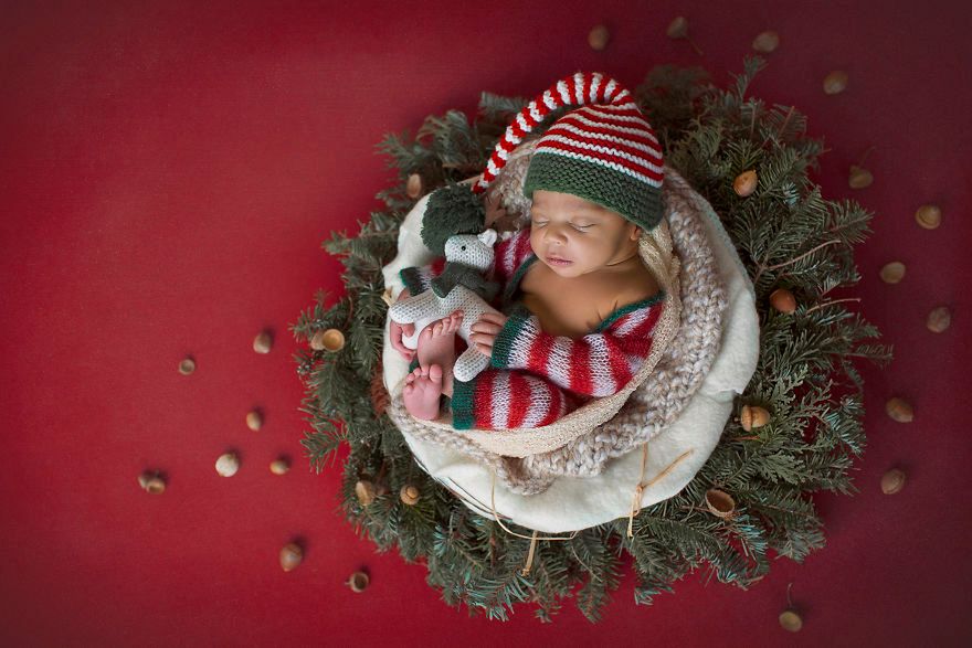 Ręcznie robione mandale to świetny pomysł na sesję noworodkową! 21