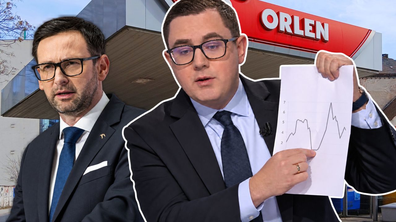Daniel Obajtek w opałach. Minister pokazał wykres. Mówi, co stało się z paliwem