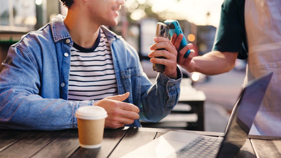 Pos machine, waiter and man with cellphone, ecommerce and payment with wireless transaction. Coffee shop, customer and employee with online service, app and fintech with purchase and digital scanner
Pos machine, waiter and man with cellphone, ecommerce and payment with wireless transaction. Coffee shop, customer and employee with online service, app and fintech with purchase and digital scanner.
Yuri Arcurs peopleimages.com
pos, machine, waiter, man, coffee, online, digital, cellphone, service, customer, phone, tech, coffee shop, employee, payment, app, pay, wireless, ecommerce, commerce, purchase, scanner, transaction, fintech, pos machine, business, people, happy, male, laptop, computer, smile, working, technology, restaurant, cafe, mobile, worker, smartphone, job, internet, happiness, retail, financial, communication, career, barista, network, check, email, pos, machine, waiter, man, coffee, online, digital, cellphone, service, customer, phone, tech, coffee shop, employee, payment, app, pay, wireless, ecommerce, commerce, purchase, scanner, transaction, fintech, pos machine, business, people, happy, male, laptop, computer, smile, working, technology, restaurant, cafe, mobile, worker, smartphone, job, internet, happiness, retail, financial, communication, career, barista, network, check