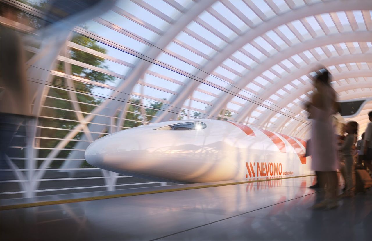 Lewitujące pociągi pędzące do 550 km/h? Tak może wyglądać podróż jutra