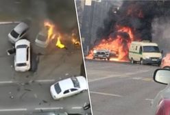 Uderzyli w Rosję. Wystrzelili 70 dronów, zdjęcia i nagrania krążą w sieci