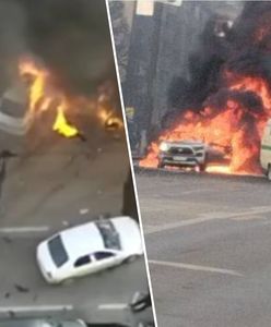 Uderzyli w Rosję. Wystrzelili 70 dronów, zdjęcia i nagrania krążą w sieci