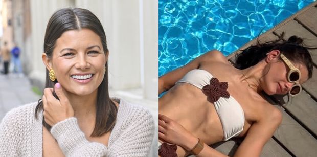 Agnieszka Sienkiewicz zapozowała w bikini nad basenem (FOTO)