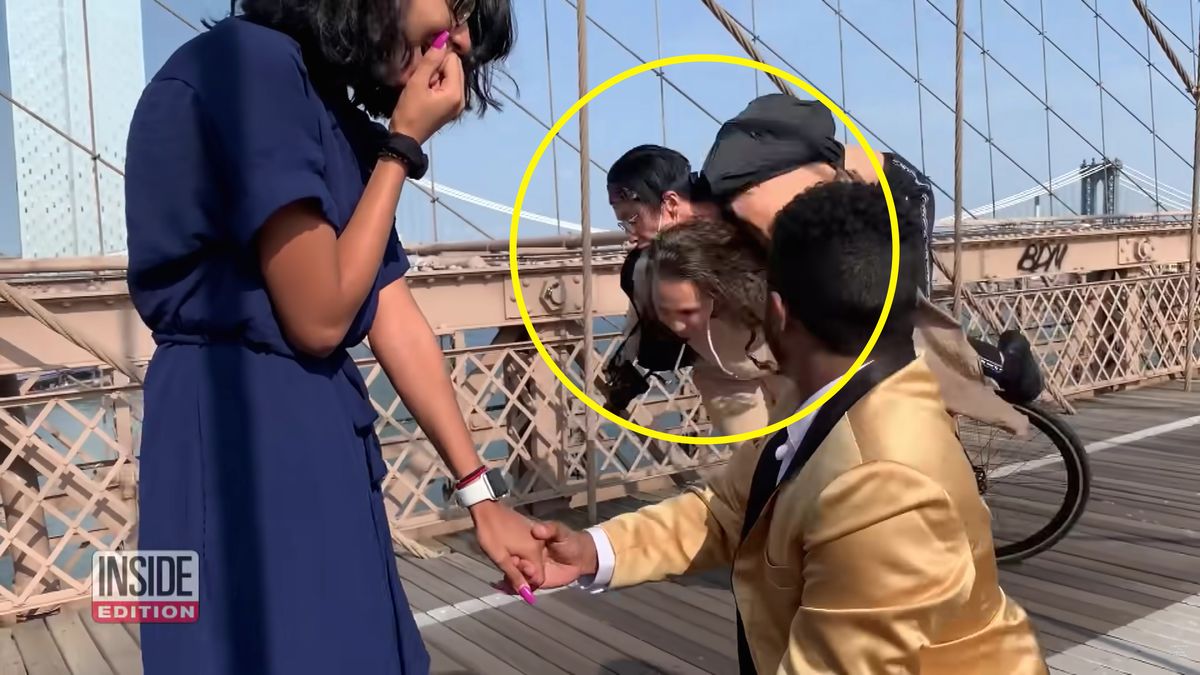 Rowerzysta przerwał zaręczyny i stratował fotografa 1