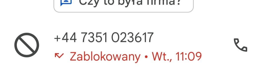 Fałszywe połączenie +44