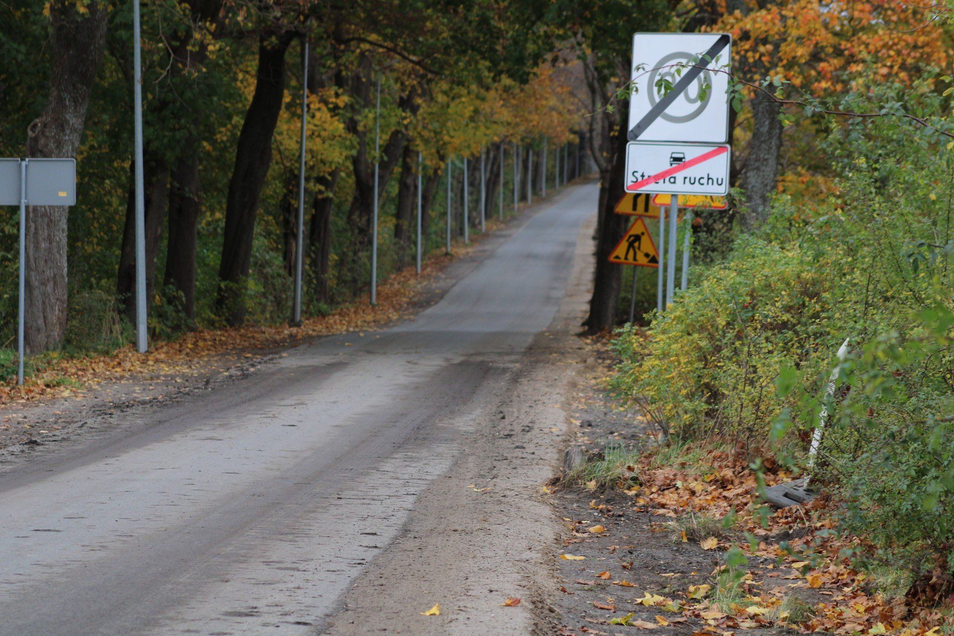 Interwencja, temat naprawy drogi pomiędzy Jamnem a Łabuszem