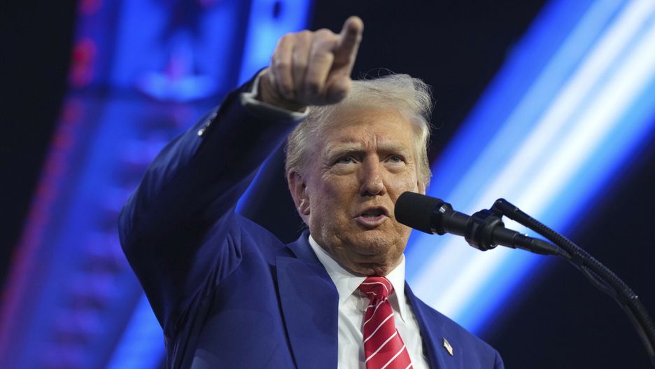 Temporary
FILE - President-elect Donald Trump speaks at AmericaFest, on Dec. 22, 2024, in Phoenix. (AP Photo/Rick Scuteri, File)
Rick Scuteri
