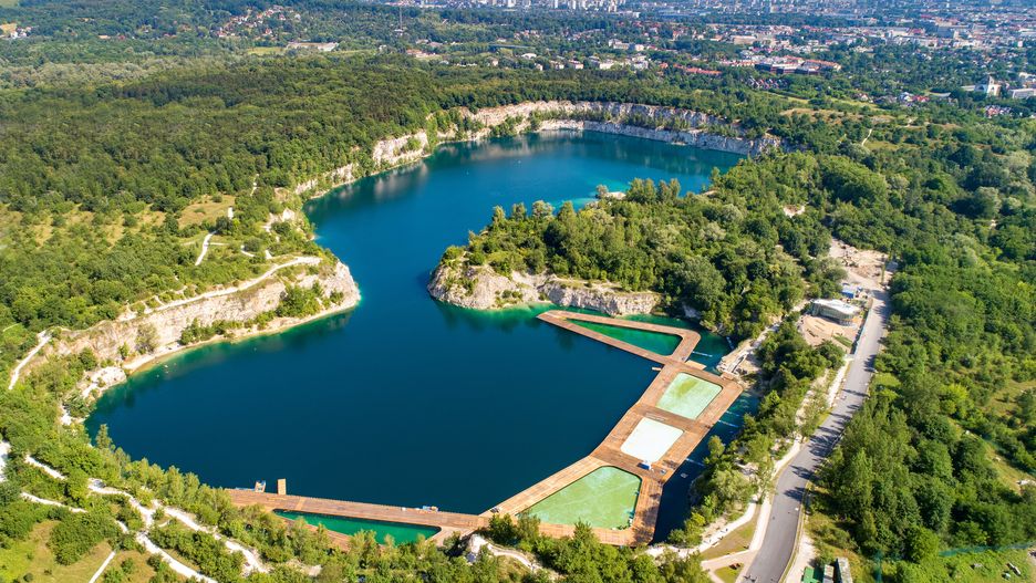 Teren nad Zalewem Zakrzówek zmienił się nie do poznania