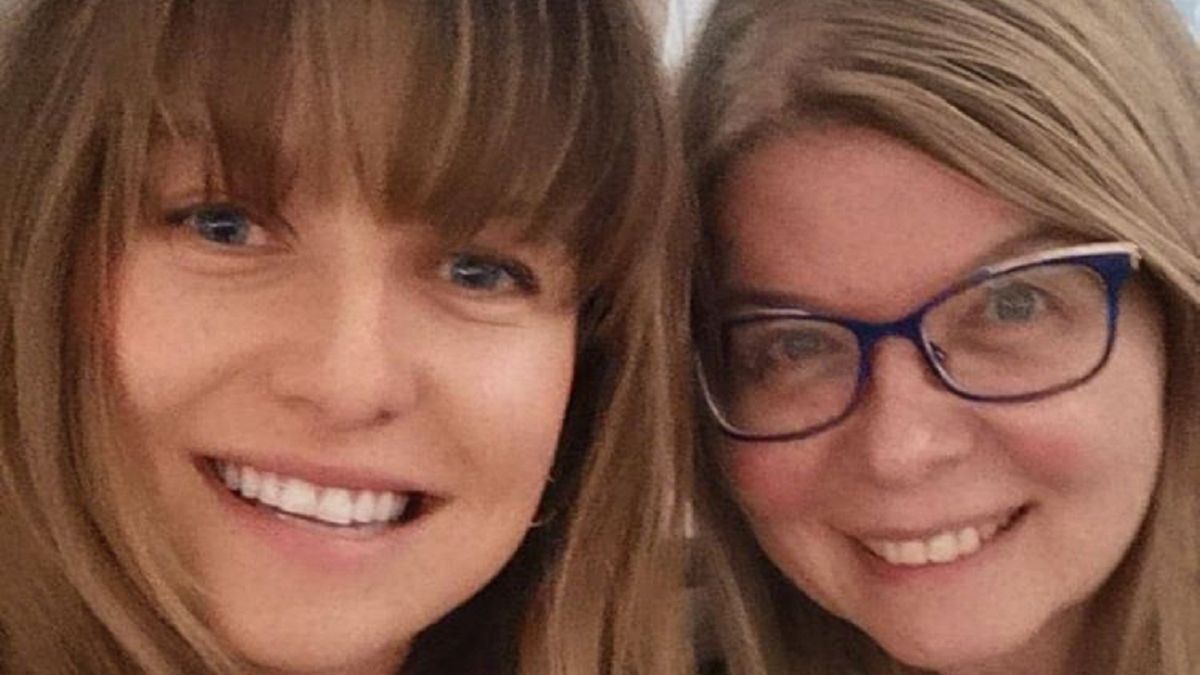 Anna Lewandowska z mamą