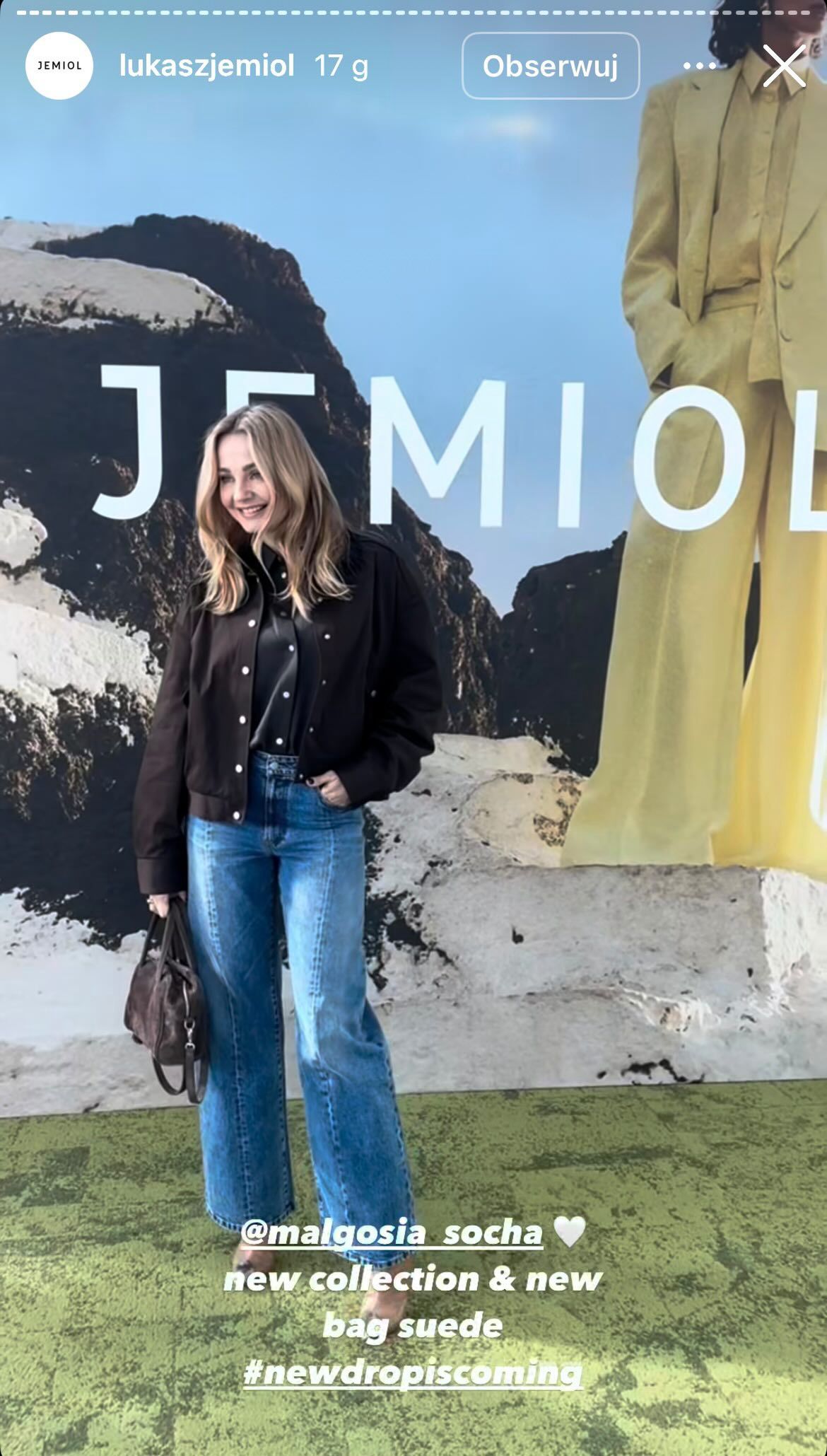 Małgorzata Socha na evencie modowym w wiosennej stylizacji