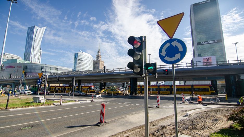 Warszawa. ZDM wyremontuje nawierzchnię ronda