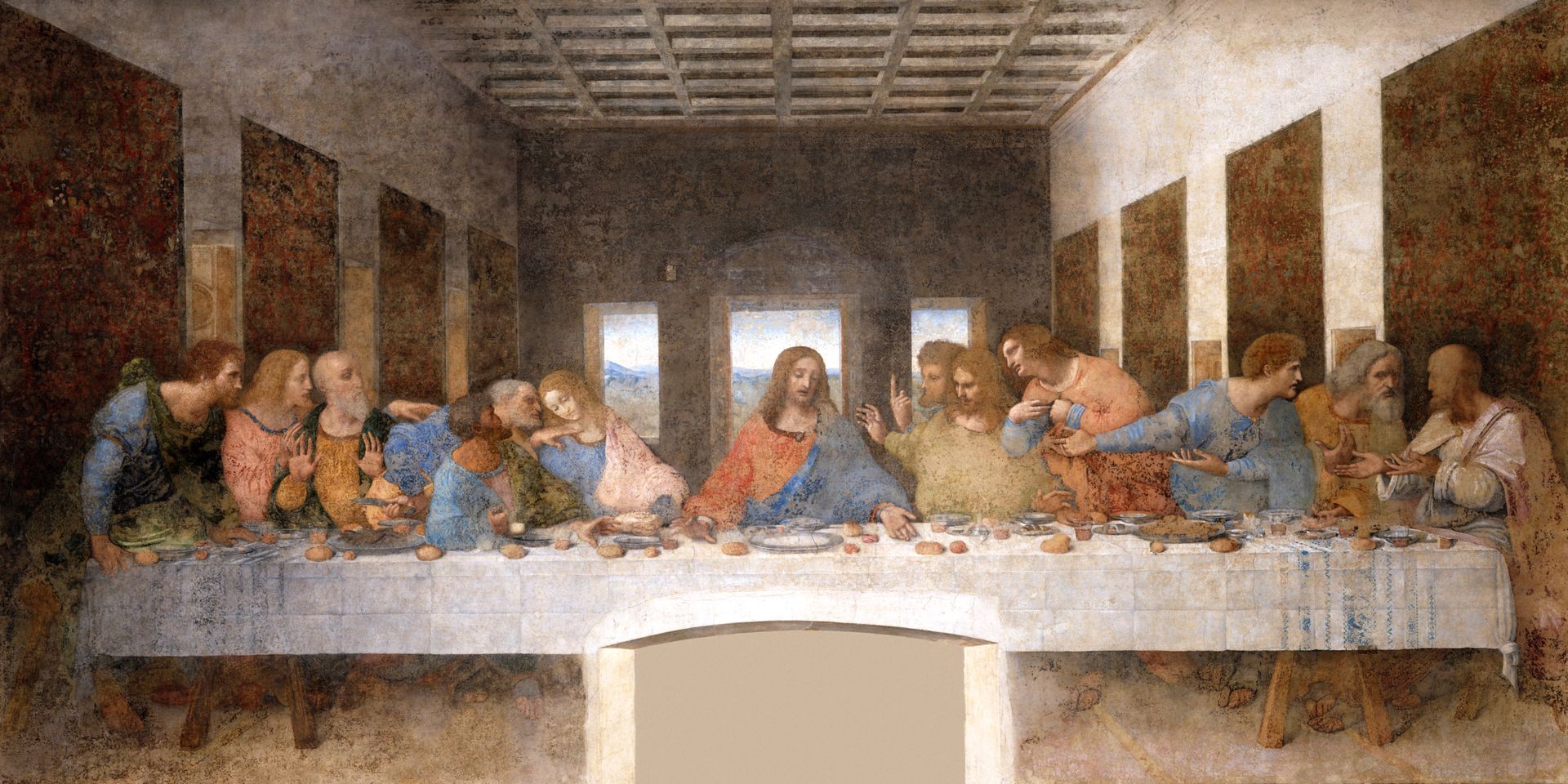 Leonardo da Vinci - "Ostatnia wieczerza" (1495-1498)