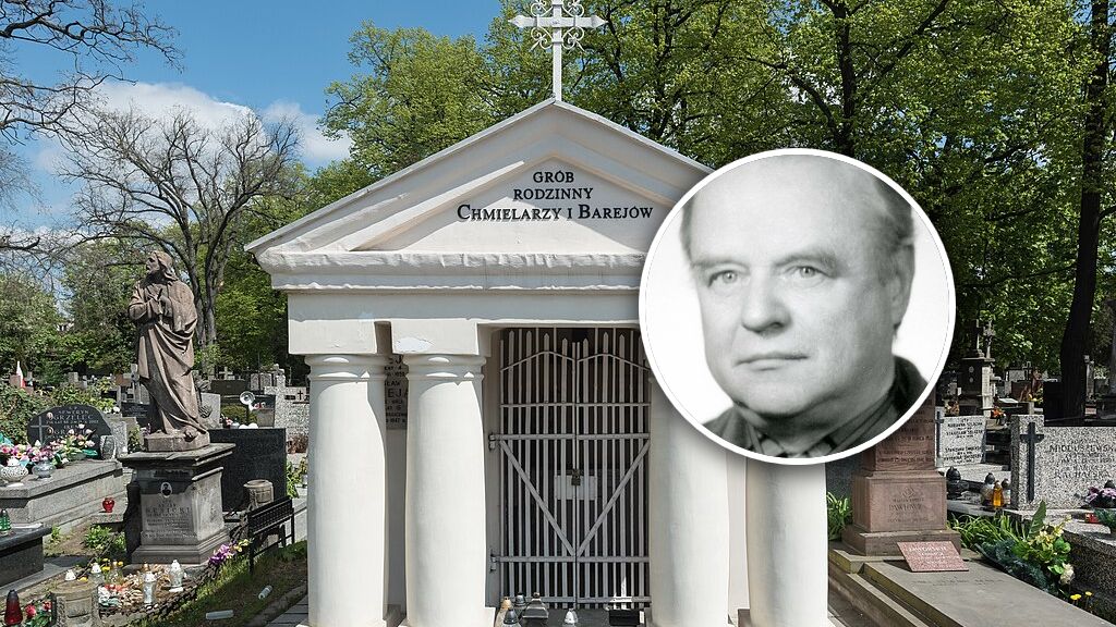 Grób Stanisława Barei na Cmentarzu Czerniakowskim