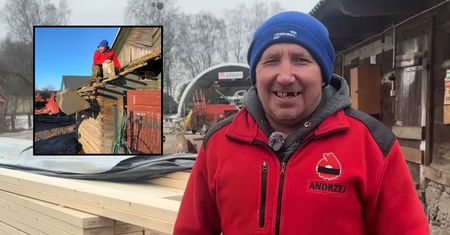 Andrzej z Plutycz pokazał remont domu. "Zadałeś niepoważne pytanie"