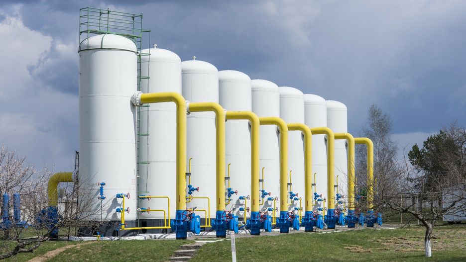 arch17April 22, 2015 - Soledar, Ukraine: An Ukrtransgaz natural gas transit facility near the capital Kiev. The company is a subsidiary of Ukraine's state energy firm Naftogaz. The European Union recently charged that the Russian energy company Gazprom with pursuing an overall strategy to partition central and eastern European gas markets creating instability in the war torn country. Crews at the facility recently practiced extinguishing fires and treating injuries in case of an emergency situation or attack on Ukraine's natural gas network. (Chris Collison/Polaris)Chris Collison