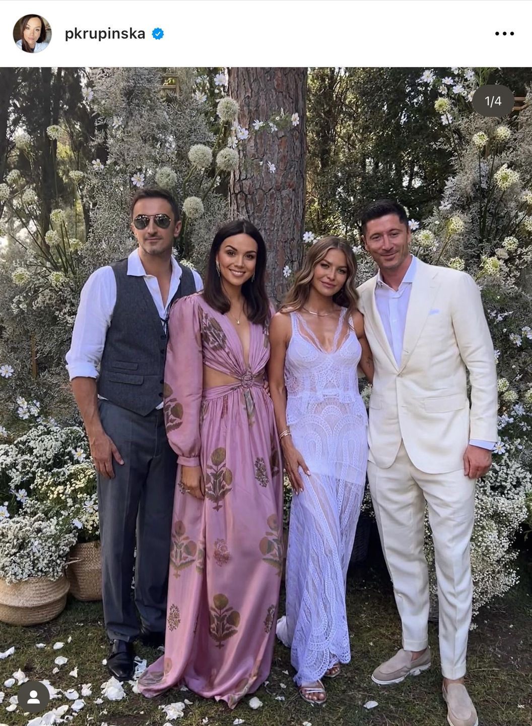 Drugi ślub Lewandowskich