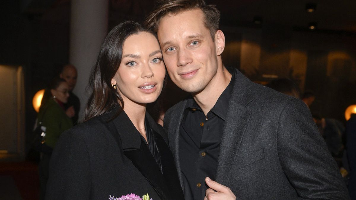 Edyta Zając z partnerem. 