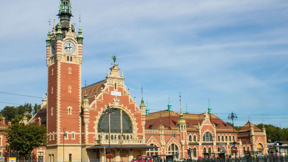 Tak wyglądał dworzec w Gdańsku zanim teren przed nim został zagrodzony z powodu remontu