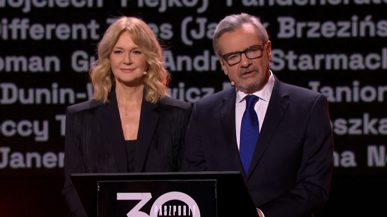 Grażyna Torbicka i Jerzy Baczyńki byli prowadzącymi 30. gali Paszportów "Polityki"