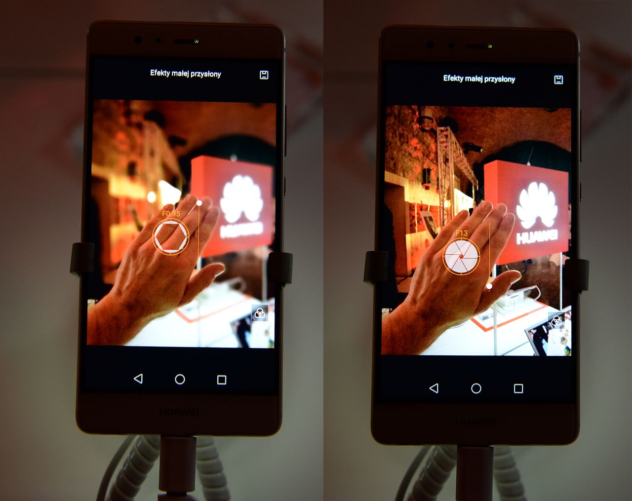 Huawei P9 - efekt małej przysłony